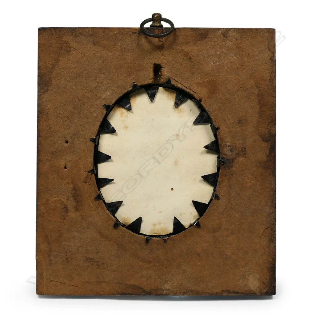 A 19thC hand painted portrait miniature, Image 1++