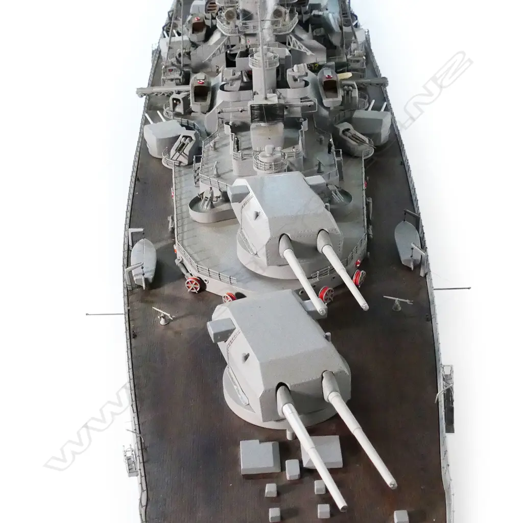 A large-scale model of the German battleship Bismarck by John Borrows, Image 1++