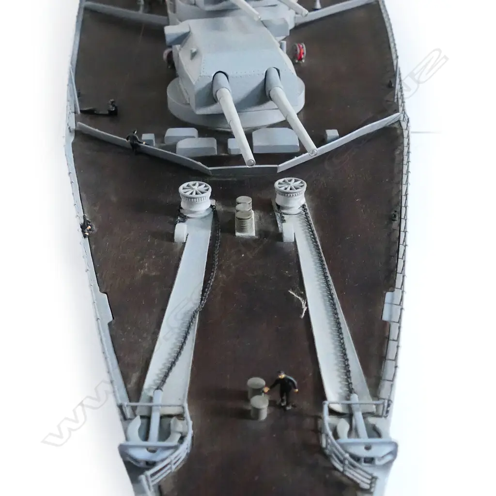 A large-scale model of the German battleship Bismarck by John Borrows, Image 1++