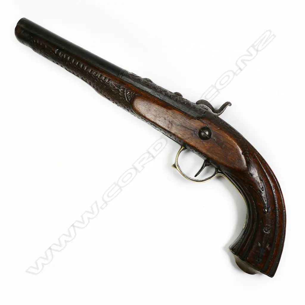 19thC percussion pistol for the Balkans. Image 1++