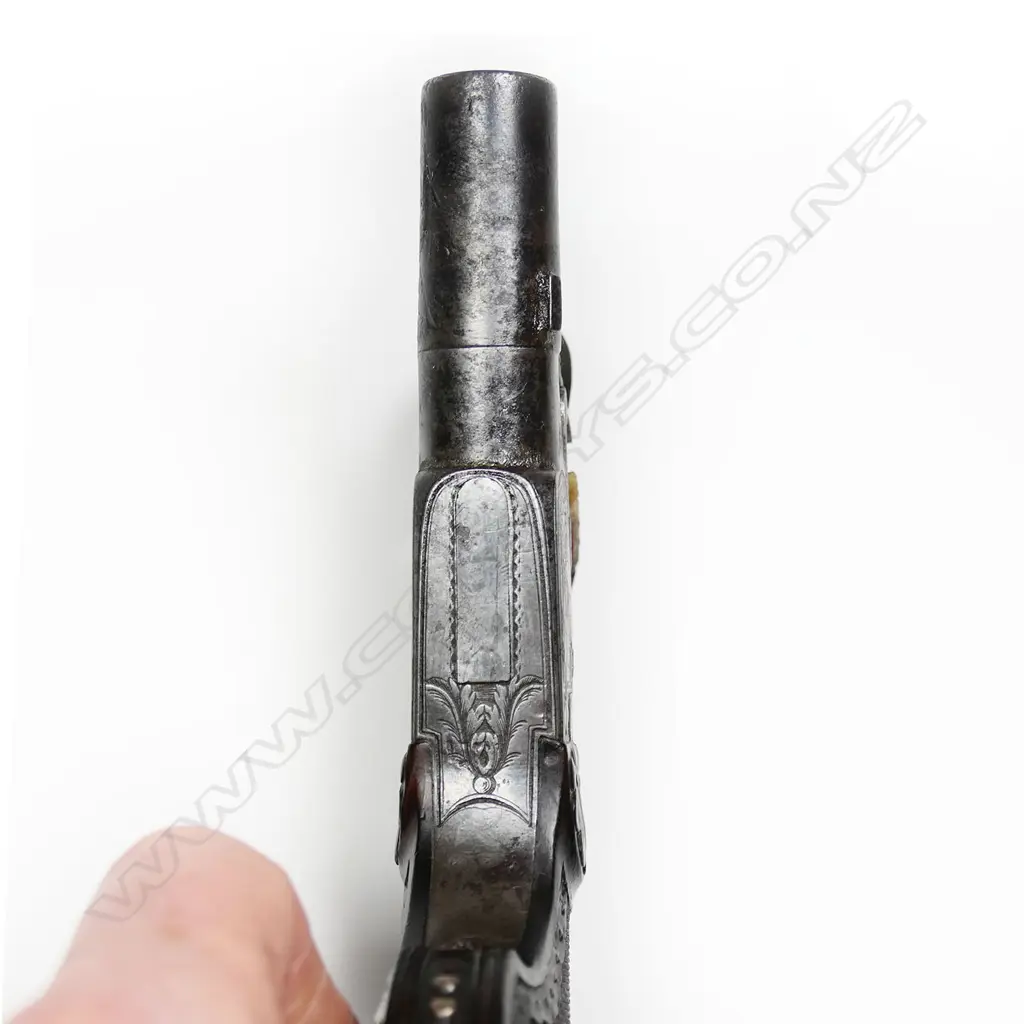 A fine 18th century Belgian Liege box-lock flintlock pistol, Image 1++