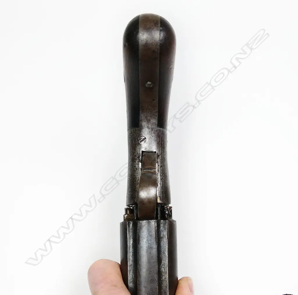 c.1850 J. Cooper's patent 6 shot pepperbox pistol, Image 1++