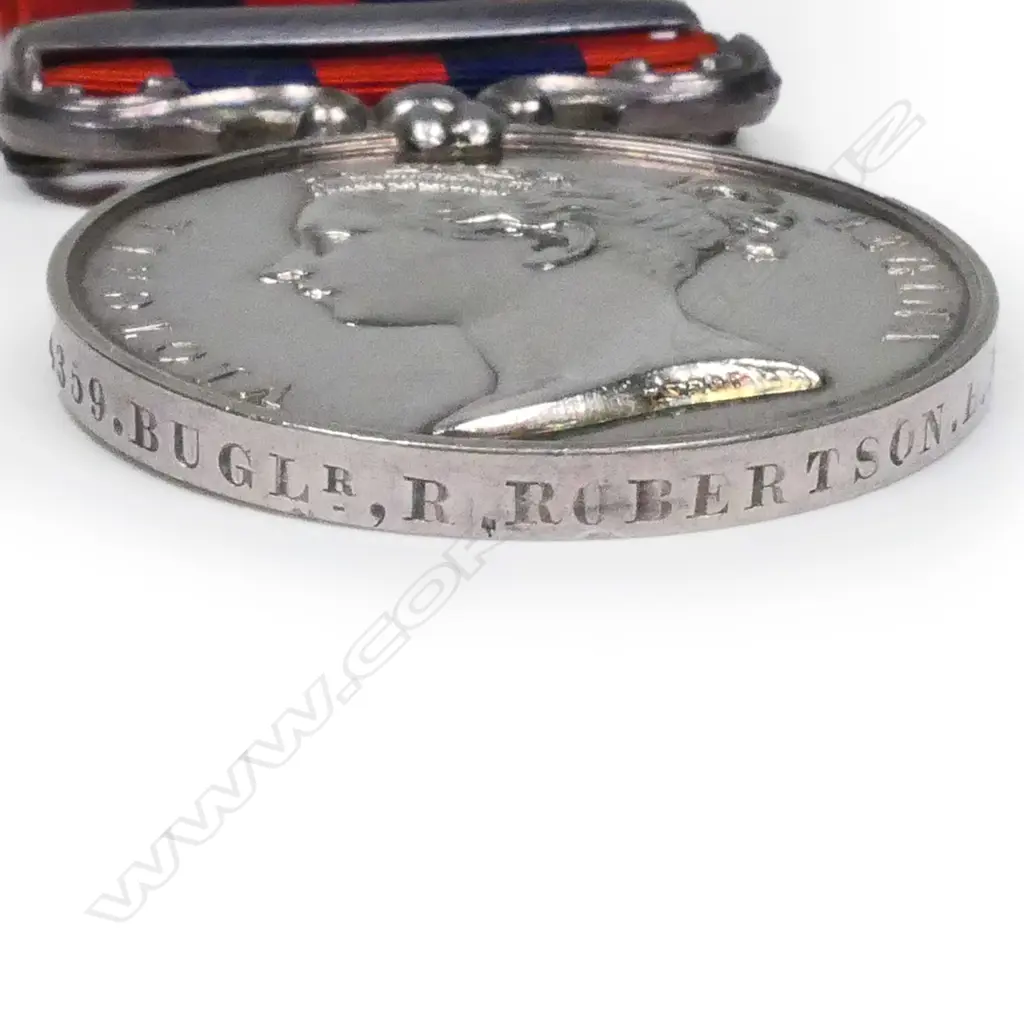 A silver India General Service medal, Image 1++