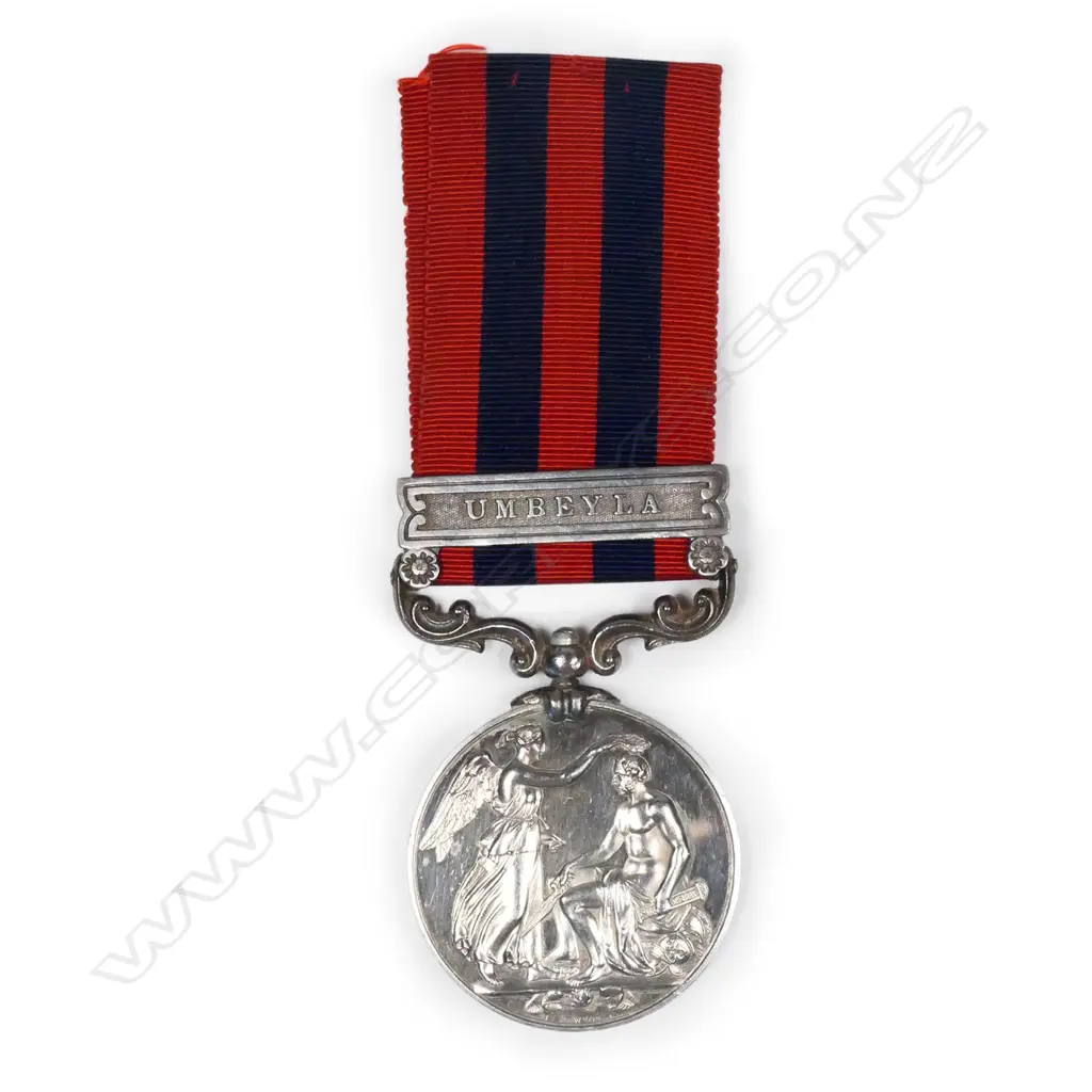 A silver India General Service medal, Image 1++