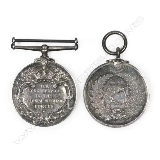 Two New Zealand historical medals to 'The Rev.d James H MacKenzie' (1849-1949),