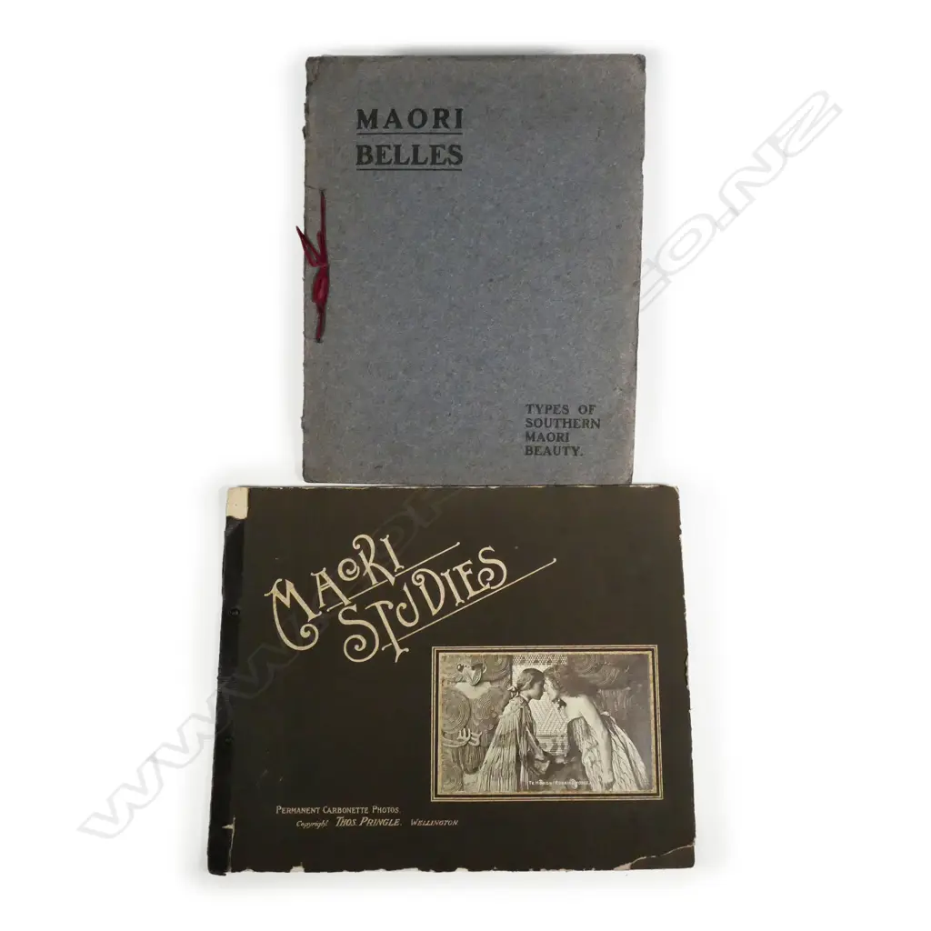 An album 'Māori Studies' Twelve 'Permanent Carbonette Photos' Image 1++