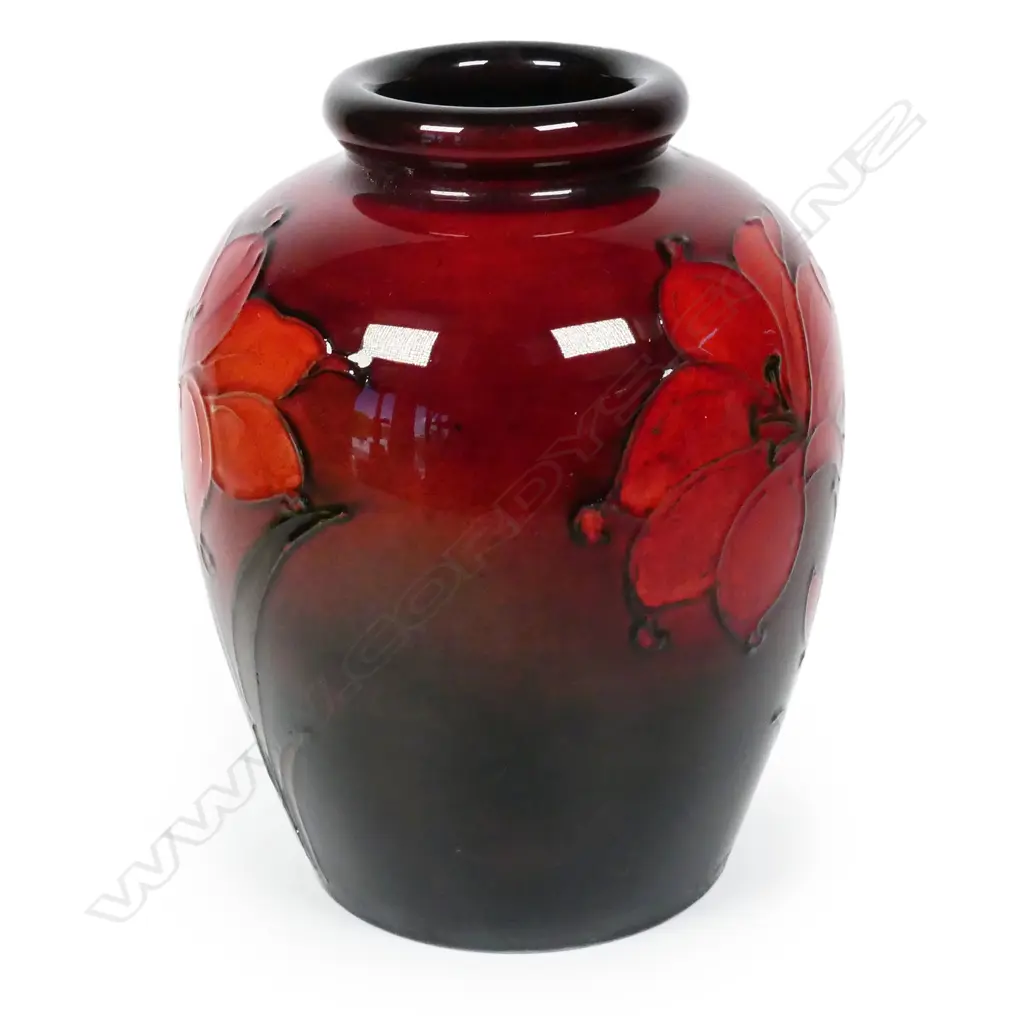 Walter Moorcroft flambe 'African Lily' vase, Image 1++