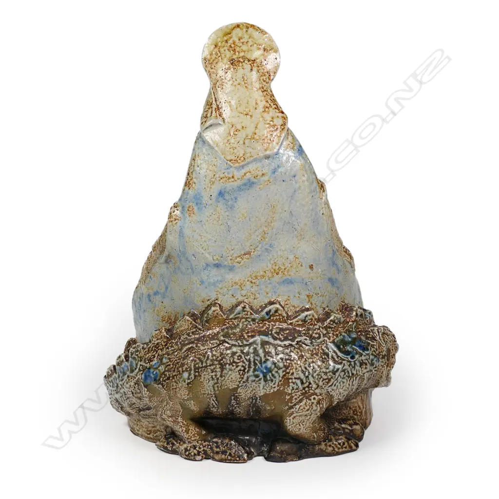 c.1940's/50's salt glazed stoneware sculpture by Terraco Draak Beesel, Image 1++