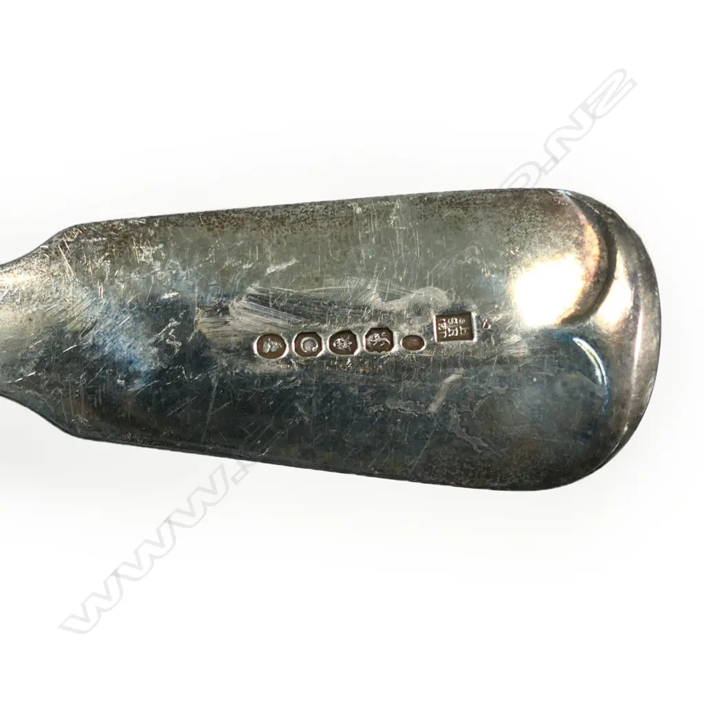 A late George III silver soup ladle, Image 1++