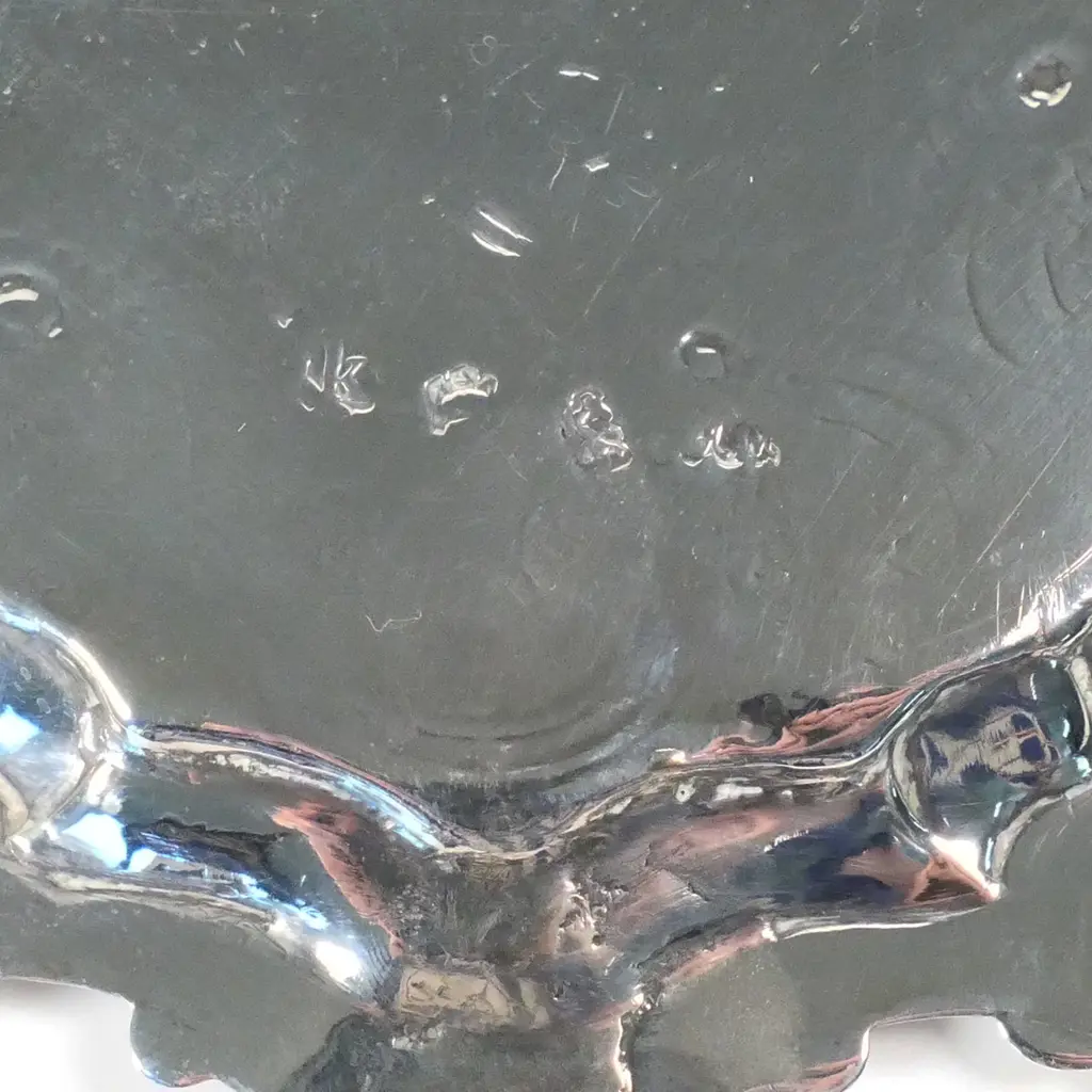 A George II silver waiter, Image 1++