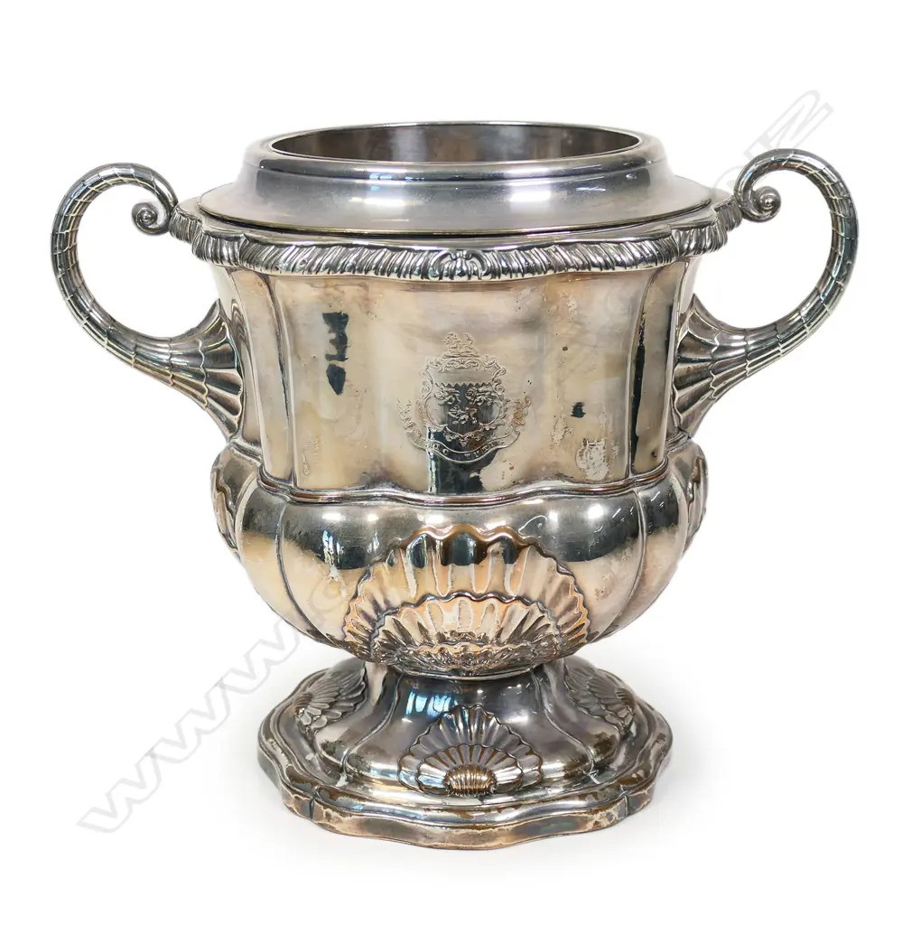 A William VI Old Sheffield Plate champagne bucket, Image 1++