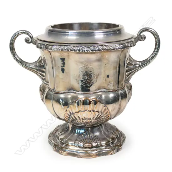 A William VI Old Sheffield Plate champagne bucket,