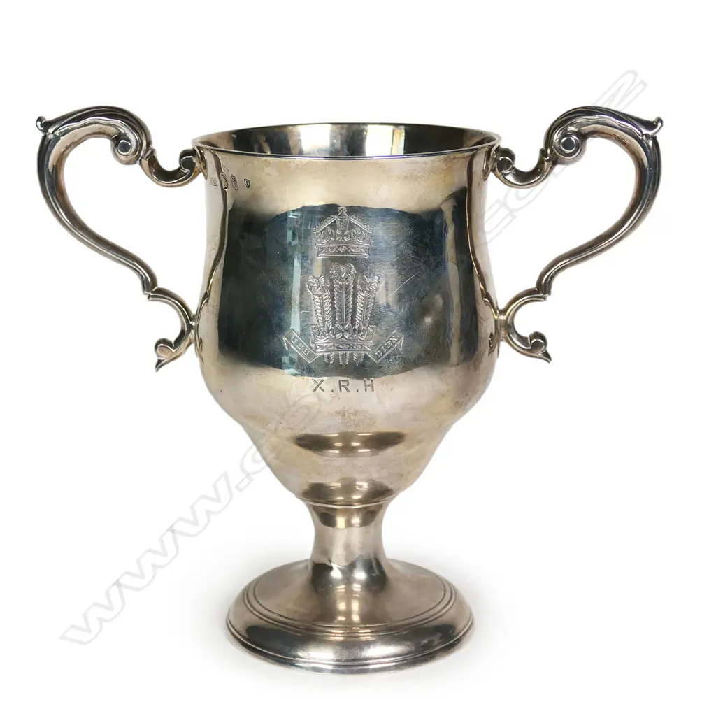 A George III Irish silver Victorian presentation HRH Prince of Wales trophy cup, Image 1++