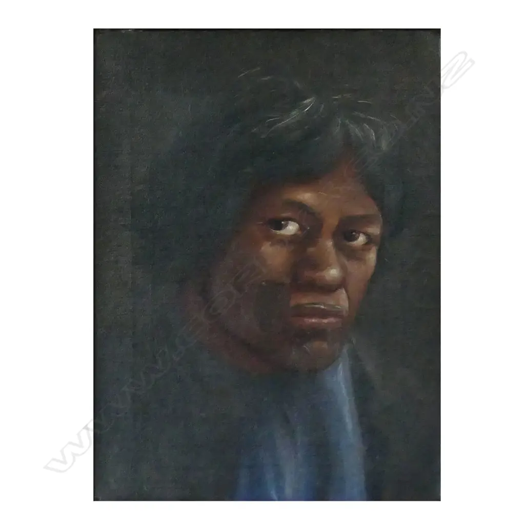 Vera Cummings (NZ 1891-1949) Māori Woman with Pipe, Image 1++