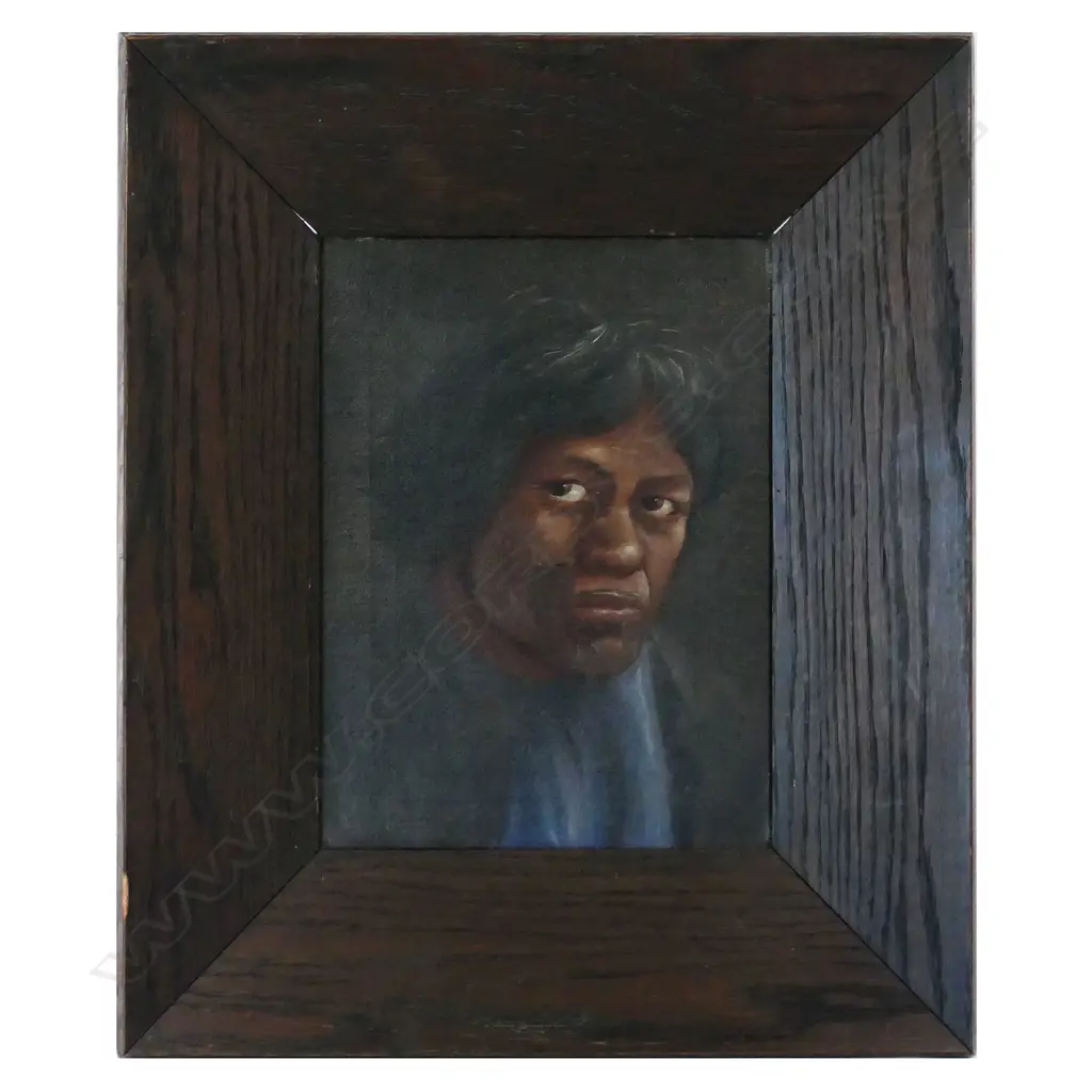 Vera Cummings (NZ 1891-1949) Māori Woman with Pipe, Image 1++