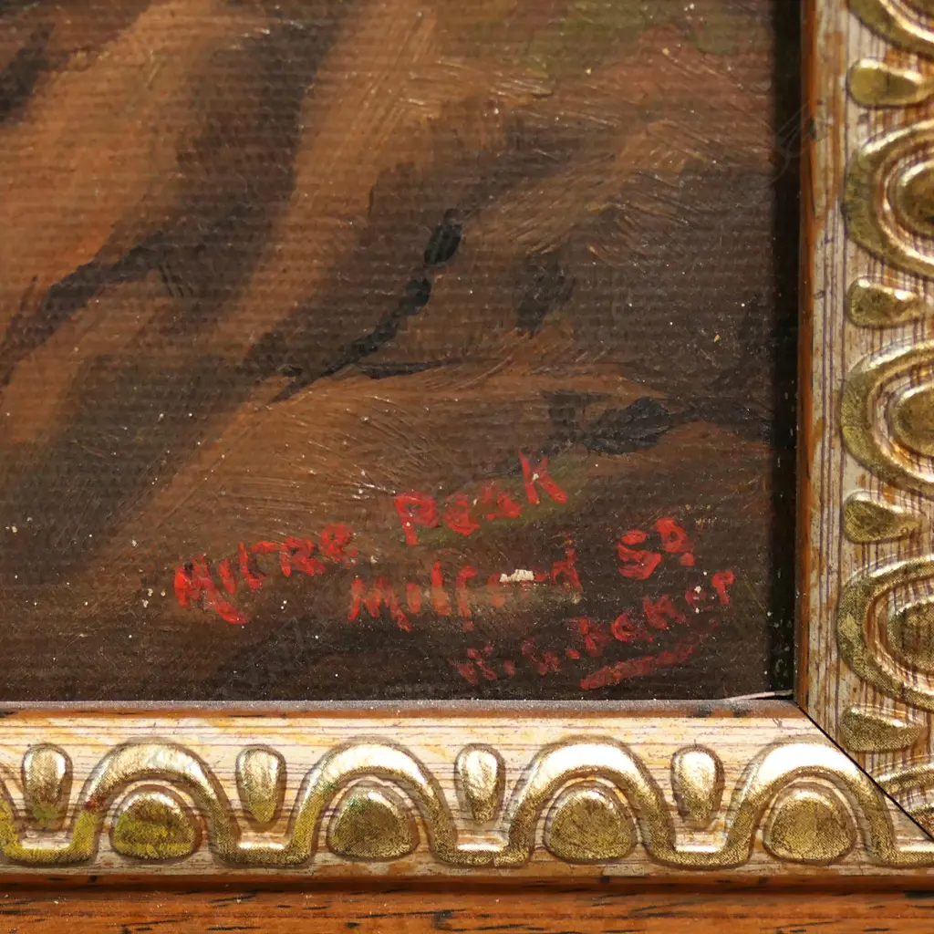 William George Baker (NZ 1864-1929) 'Mitre Peak Milford Sd', Image 1++