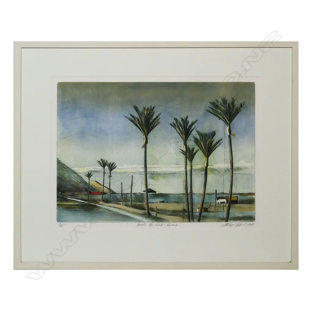 Stanley Palmer  (NZ 1936-) 'Beside the Road - Karamea', Image 1++