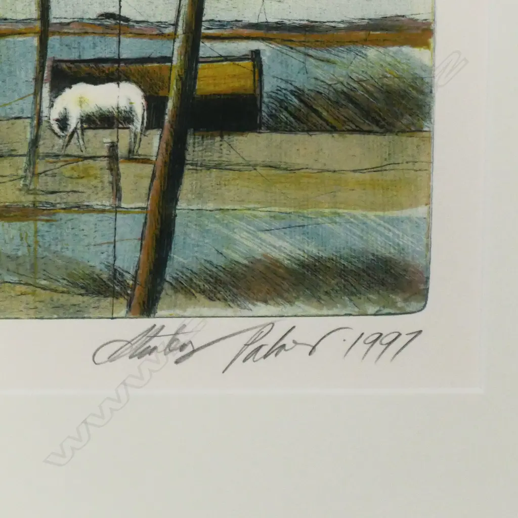 Stanley Palmer  (NZ 1936-) 'Beside the Road - Karamea', Image 1++