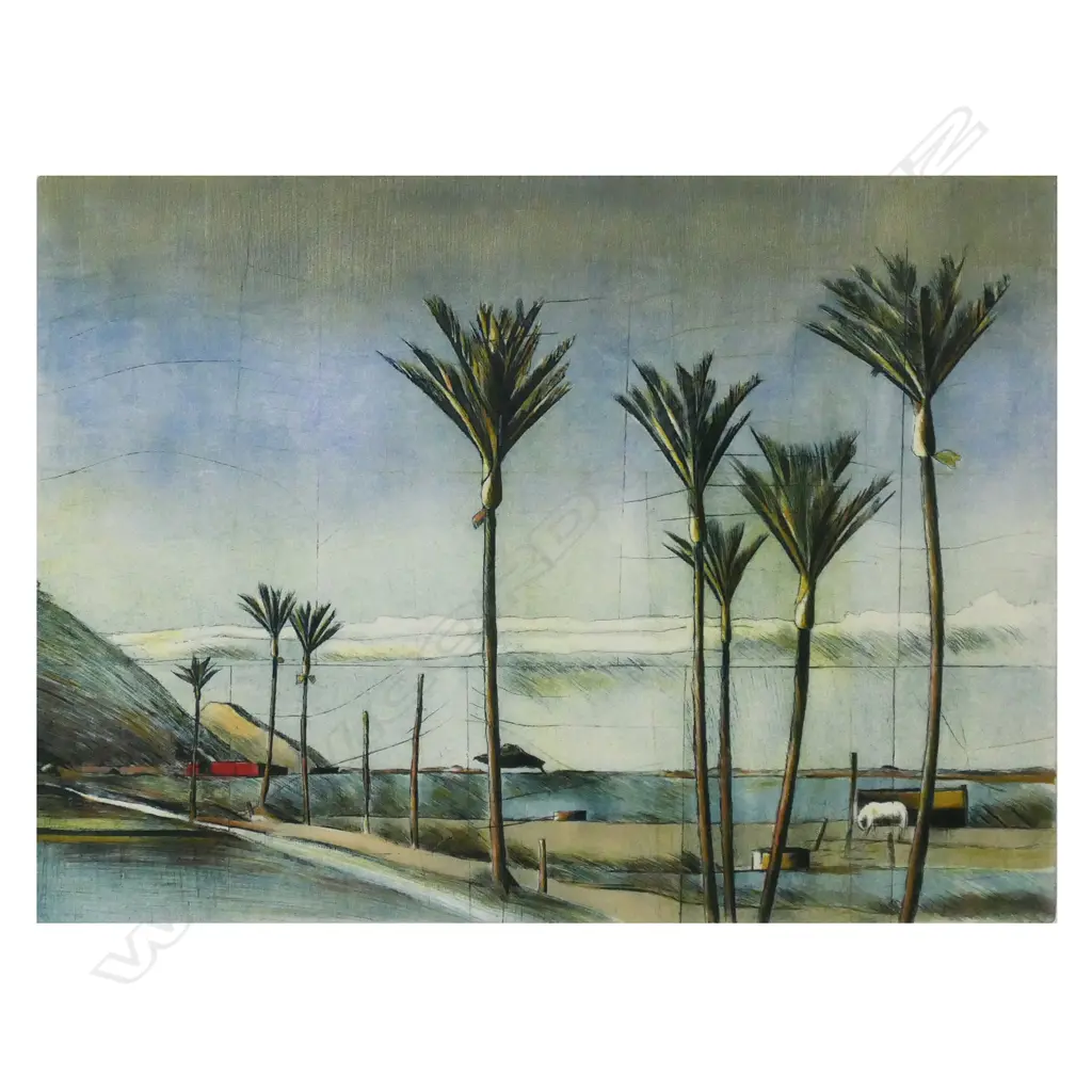 Stanley Palmer  (NZ 1936-) 'Beside the Road - Karamea', Image 1++