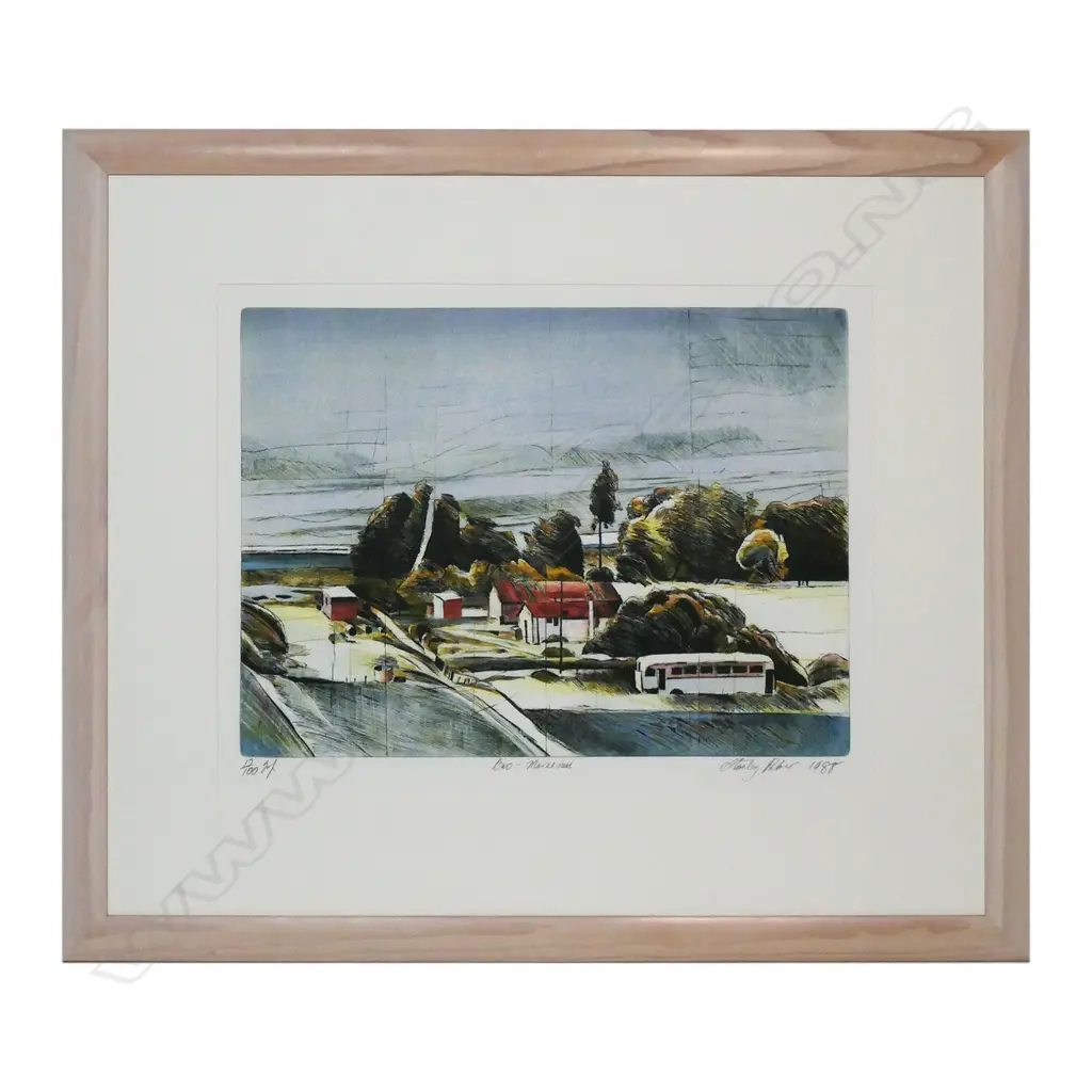 Stanley Palmer  (NZ 1936-) 'Bus Maraenui', Image 1++