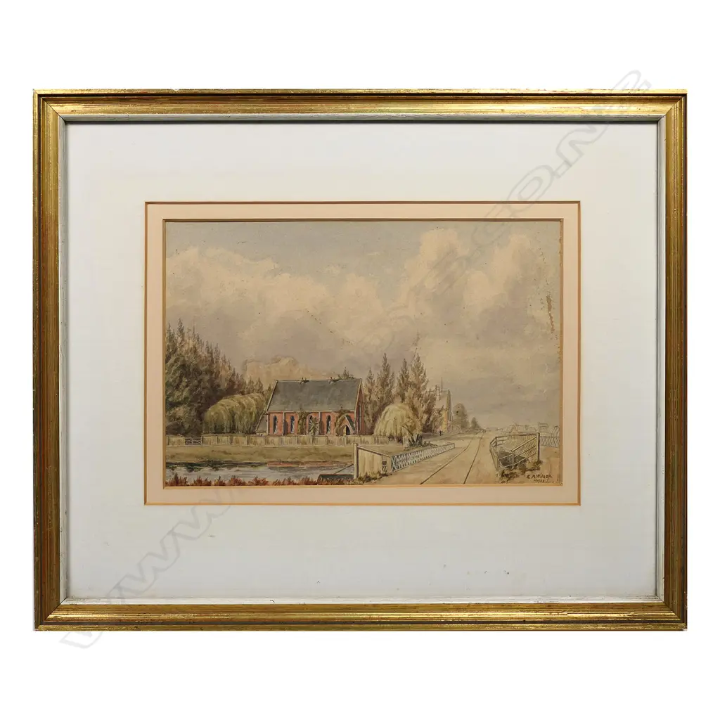 Edmund Richardson Wilson (1871? -1941), 'All Saints Church, Gladstone, Invercargill', Image 1++