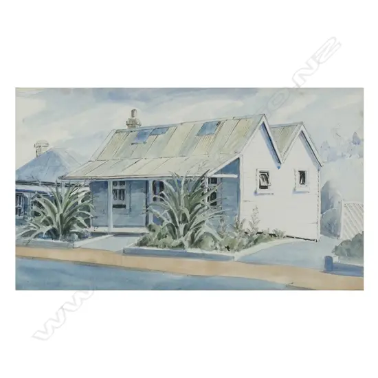 Peggy Spicer (1908-84), untitled working man's cottage,