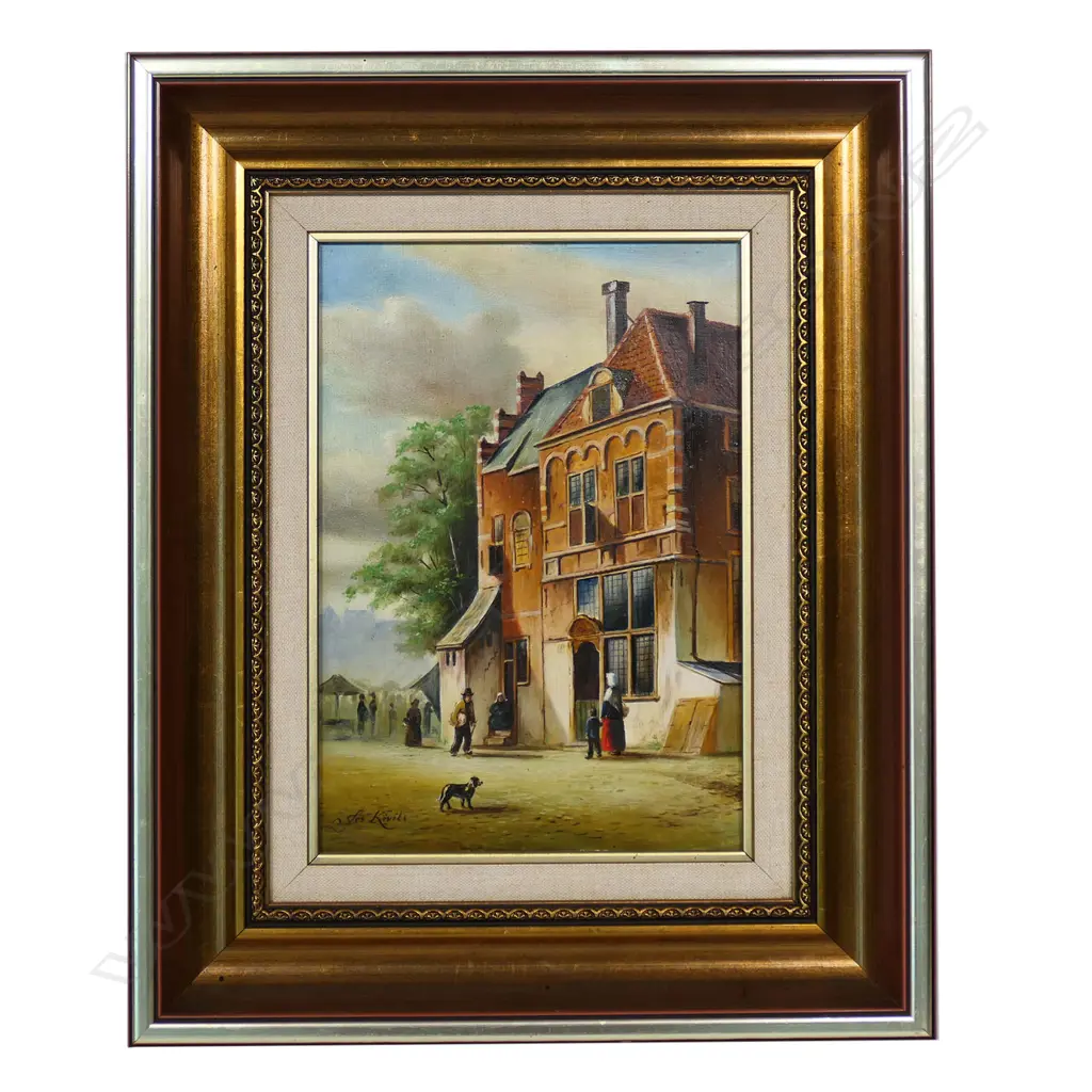 Jos Kivits (b.1945) 'Dutch Township', Image 1++