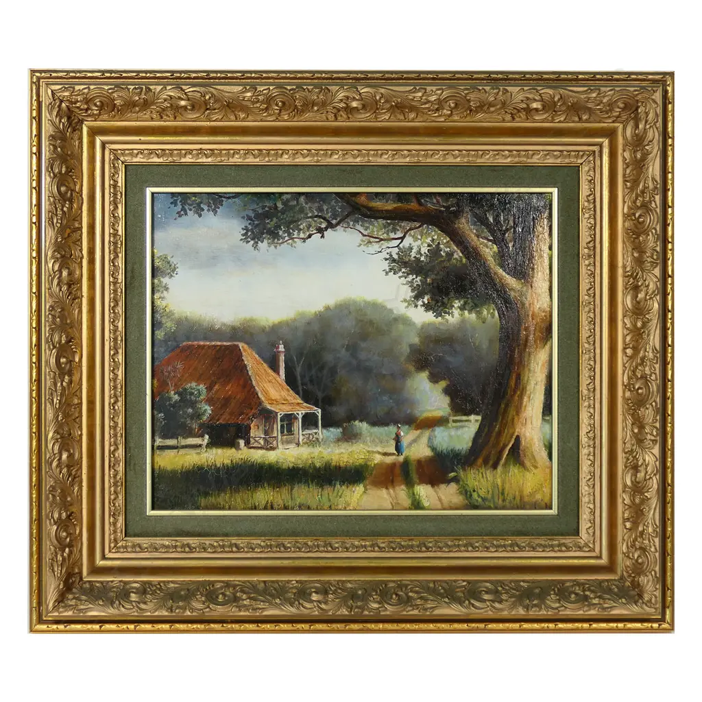 Jos Kivits (born 1945) 'Romantic New Zealand Anno 19thC', Image 1++