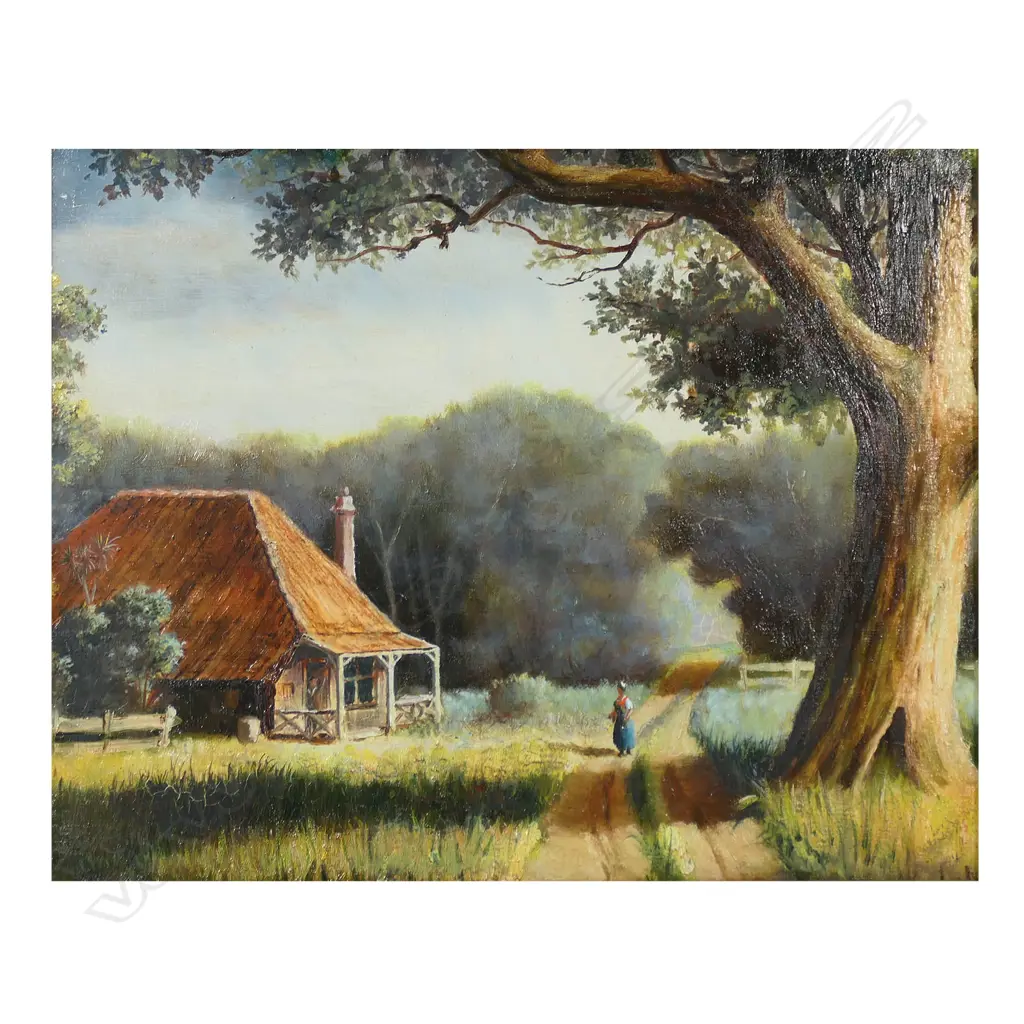 Jos Kivits (born 1945) 'Romantic New Zealand Anno 19thC', Image 1++