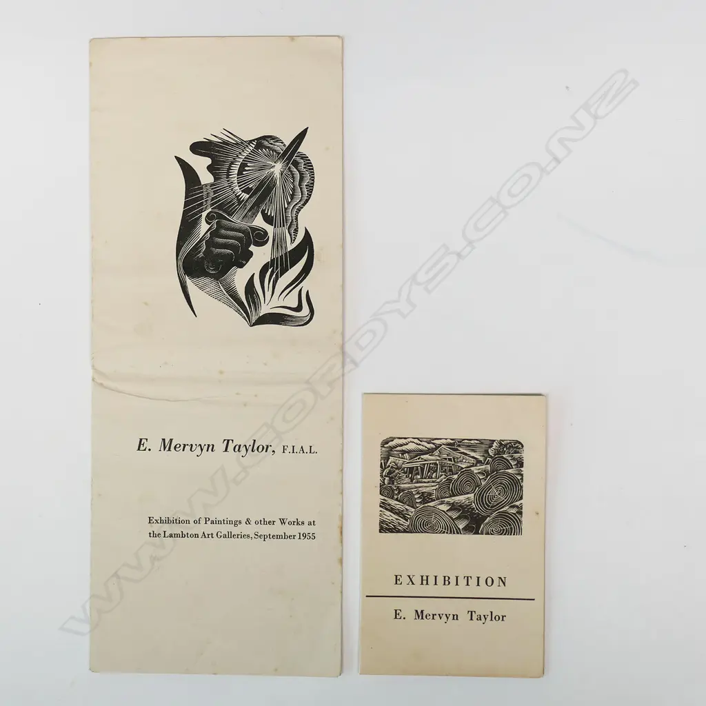 Mervyn Taylor (1906-1964) collection of thirteen  un-editioned wood engravings, Image 1++