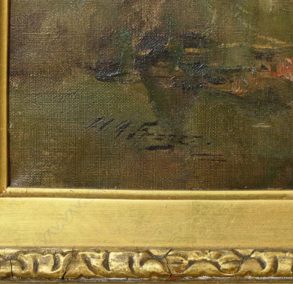 William Miller Frazer RSA (1864-1961 Scottish), 'The Tyne, Prestonkirk Scotland' Image 1++