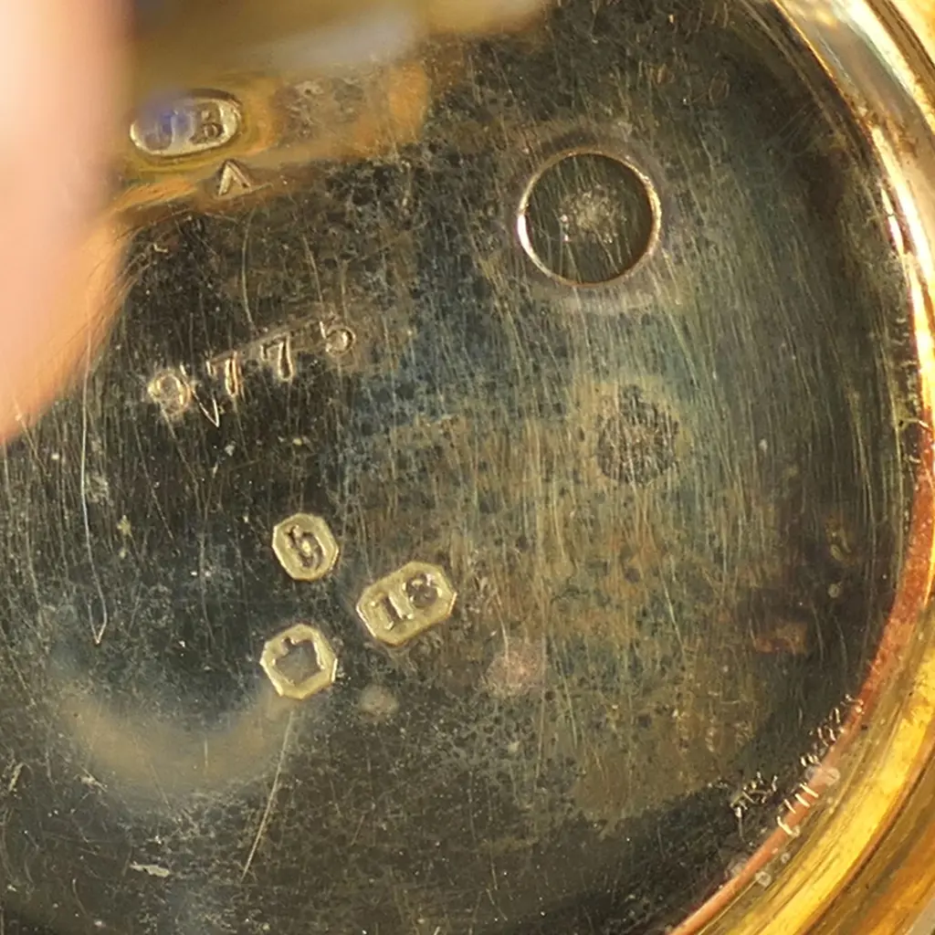 A c.1900 New Zealand made (movement) 18ct gold pocket watch, Image 1++