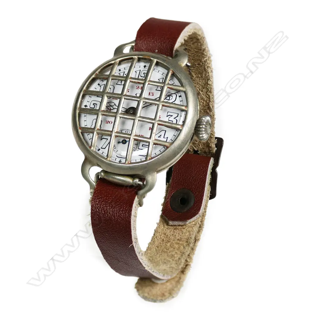 A WWI period Omega trench wristwatch, Image 1++