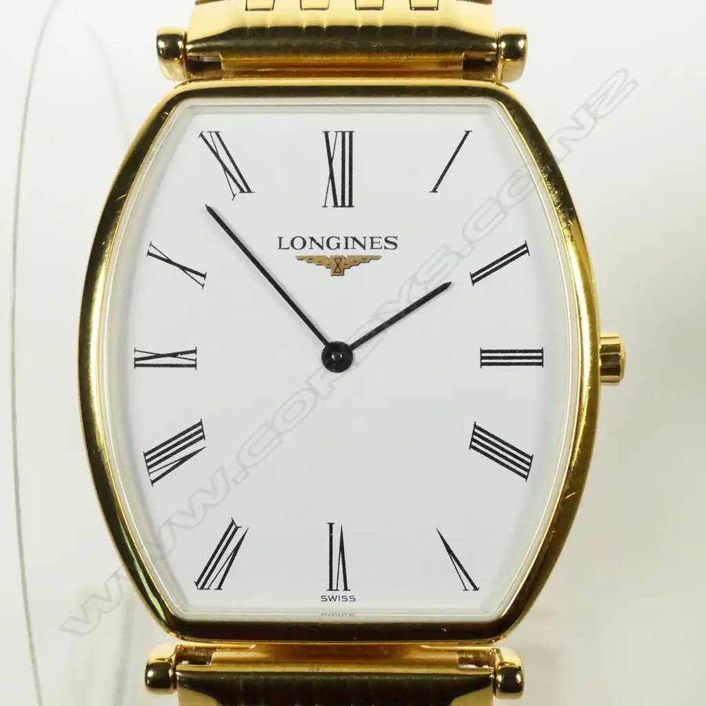 A Longines gold plated gents wristwatch, Image 1++