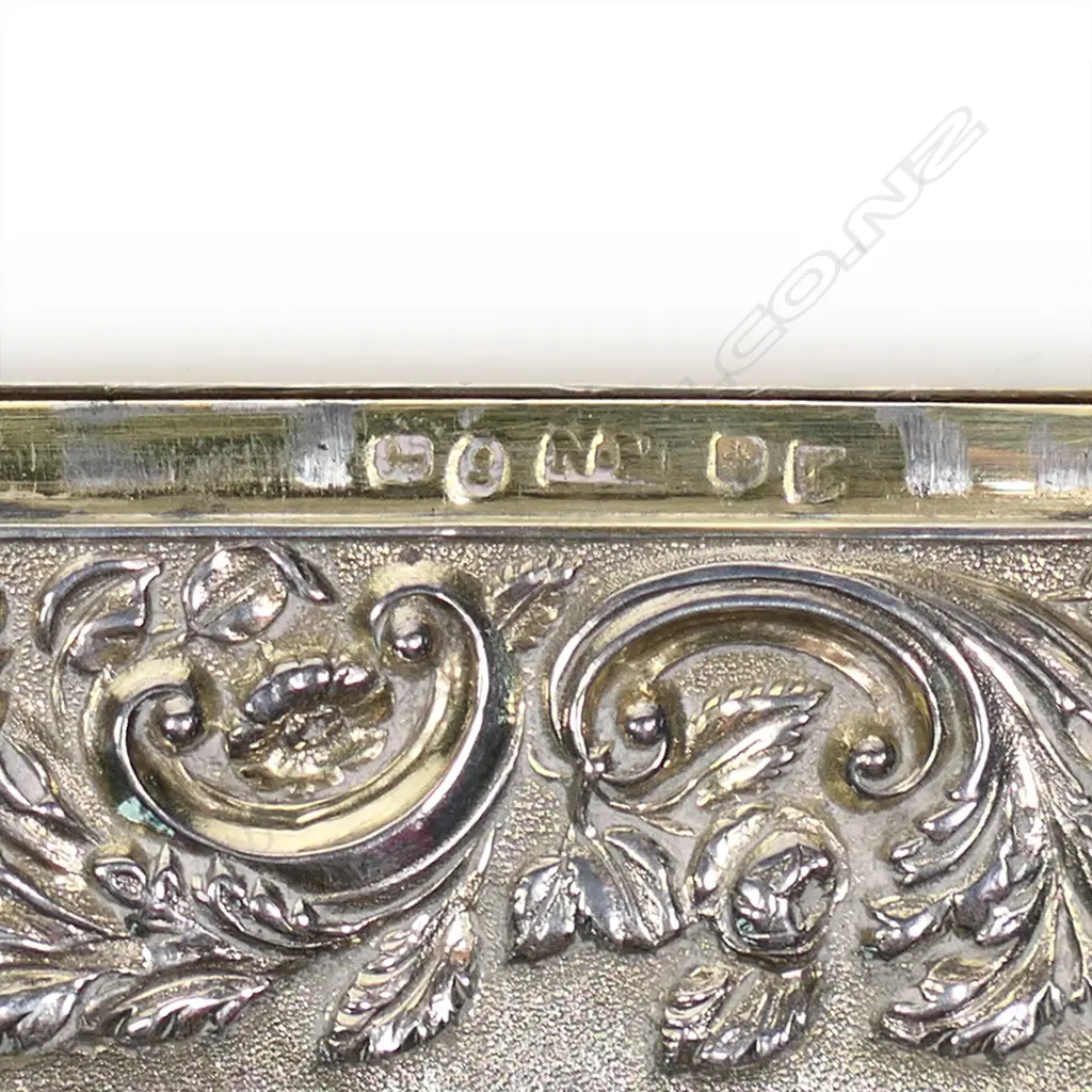 A rare early Victorian silver double sided castle-top card case, Image 1++