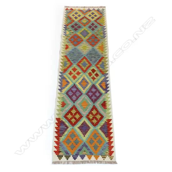 A Kilim runner,