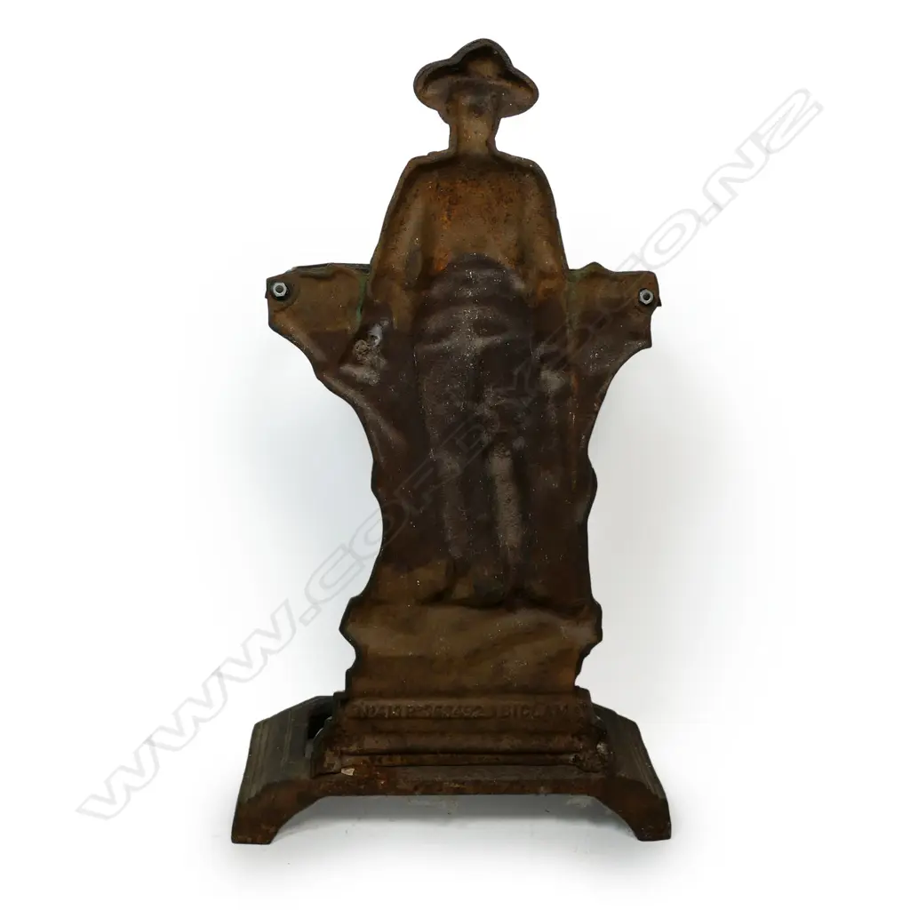 A rare late Victorian Robert Baden-Powell cast iron umbrella stand, Image 1++