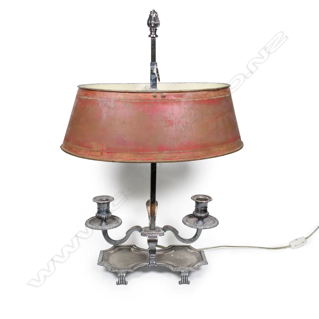 An antique toleware table lamp, Image 1++