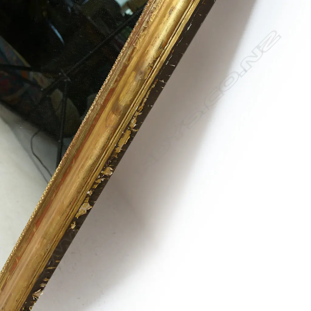 A 19thC French overmantel mirror, Image 1++