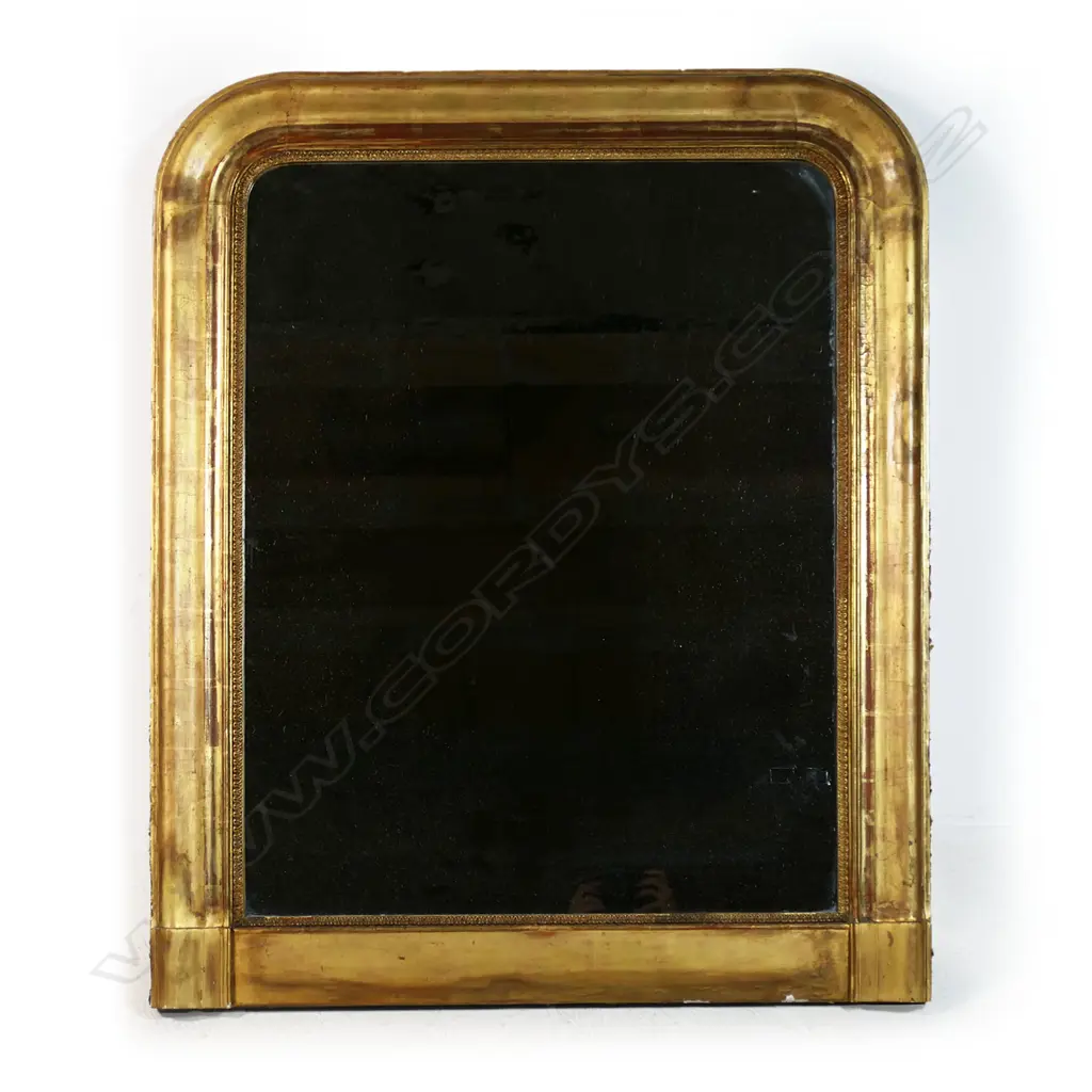 A 19thC French overmantel mirror, Image 1++