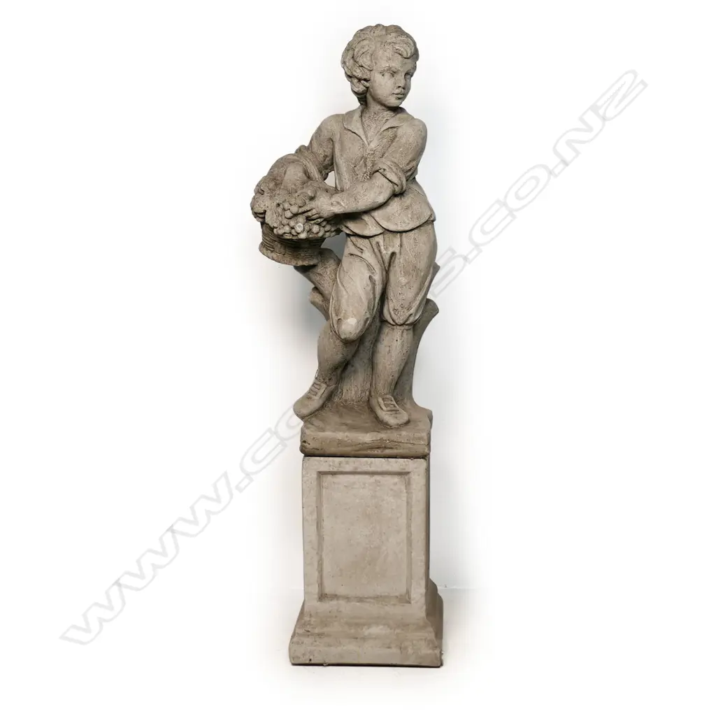 A tall classical garden allegorical statue of autumn, Image 1++