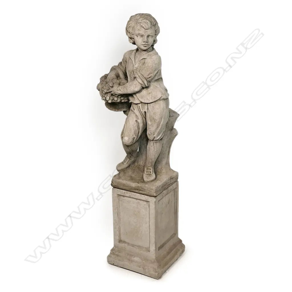 A tall classical garden allegorical statue of autumn, Image 1++