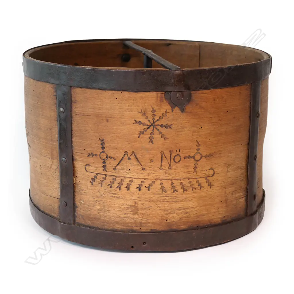 An 1862 German monastery grain measure, Image 1++