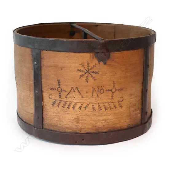 An 1862 German monastery grain measure,