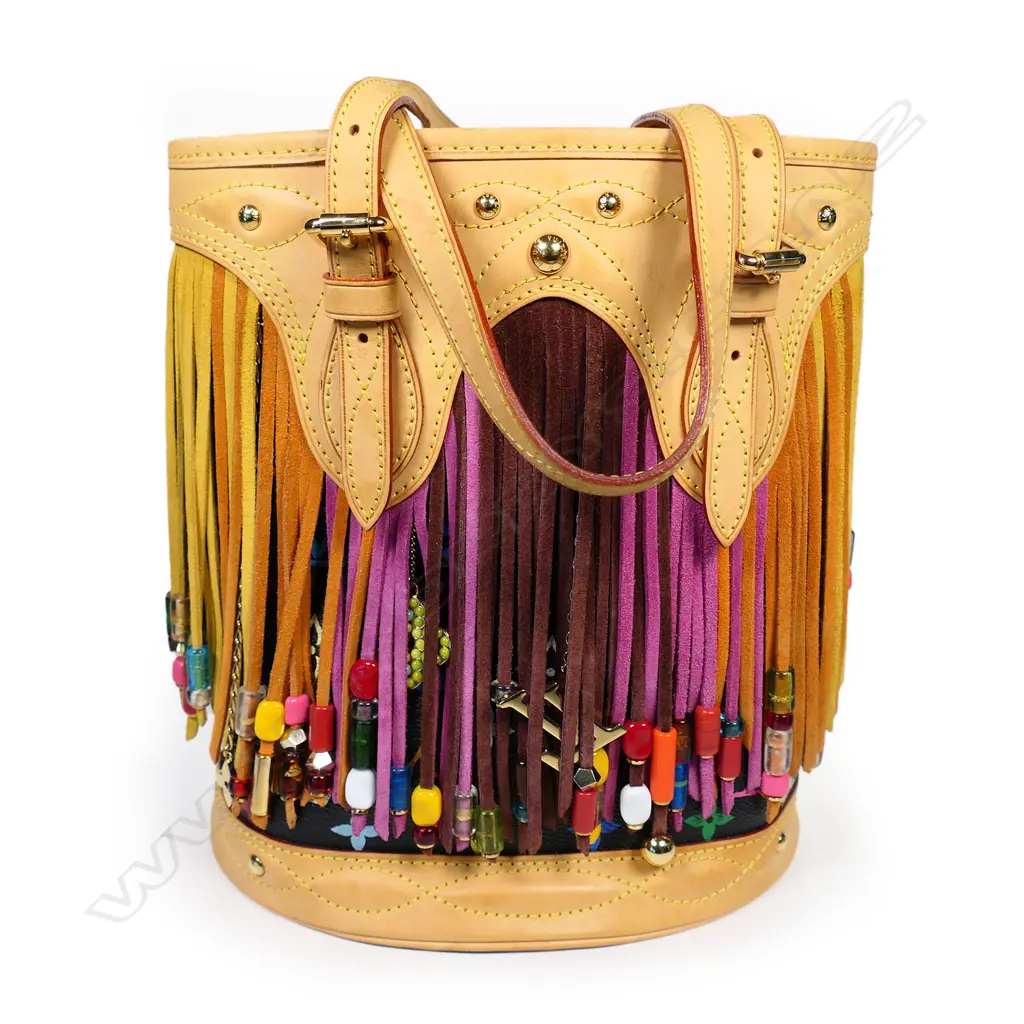 A Louis Vuitton limited edition Fringe Bucket Bag, Image 1++