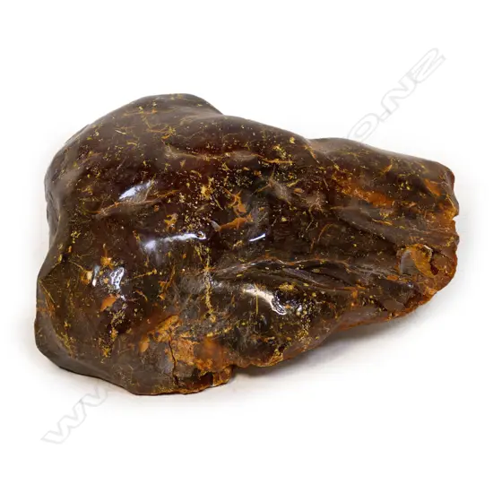 A rare massive New Zealand (Northland) kauri gum boulder,