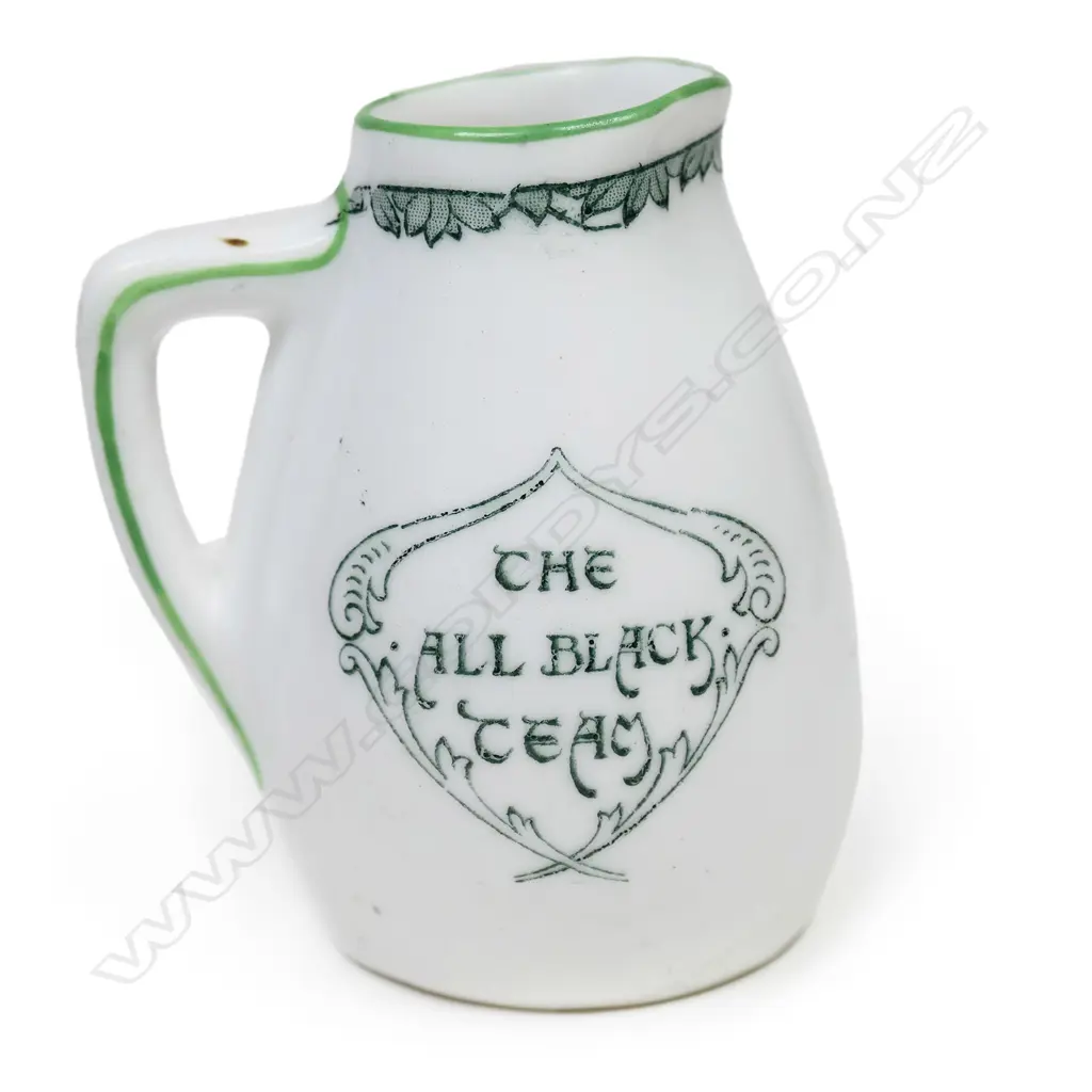A Royal Doulton 'The All Black Team' miniature jug, Image 1++