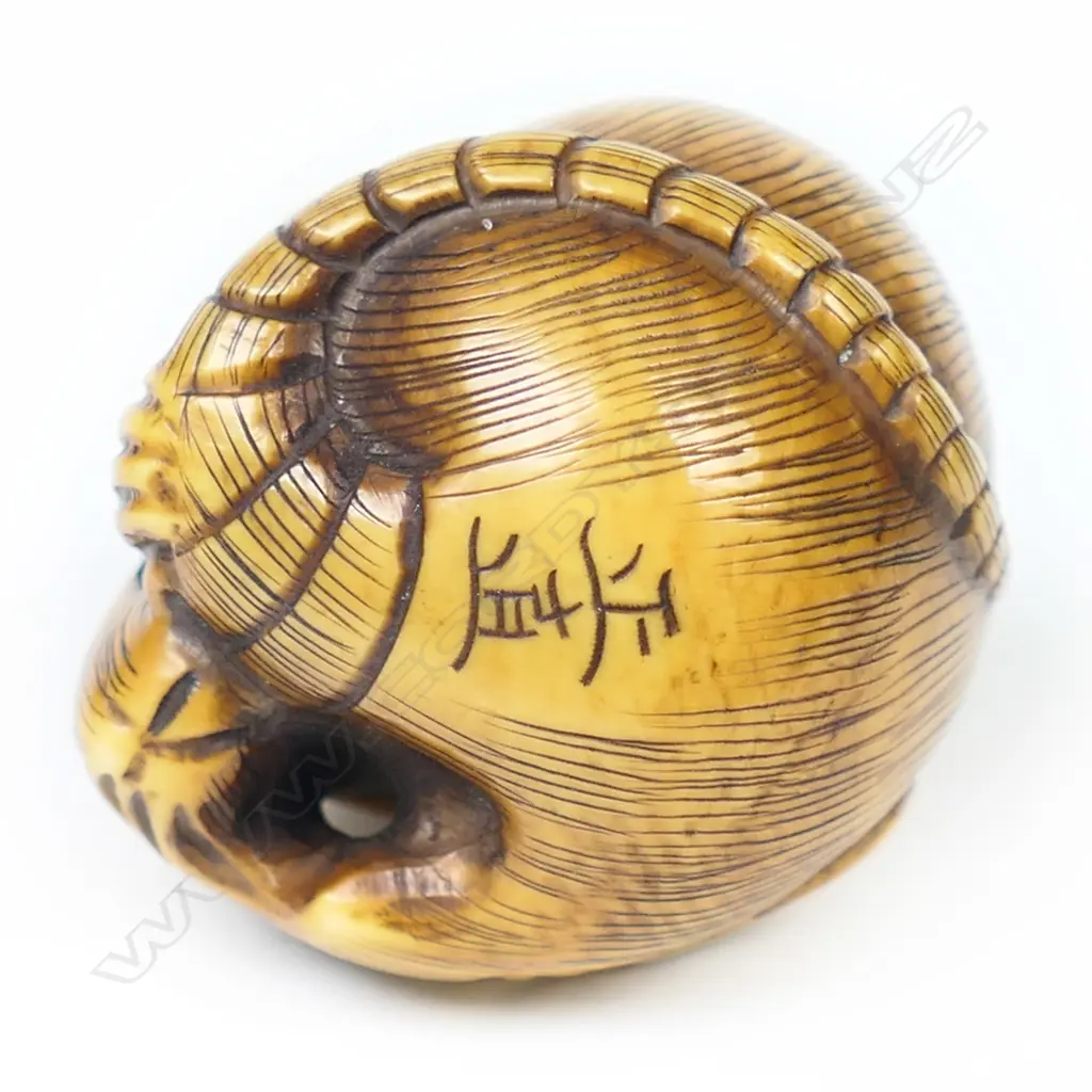 An ivory netsuke study of a contorted mouse, Image 1++