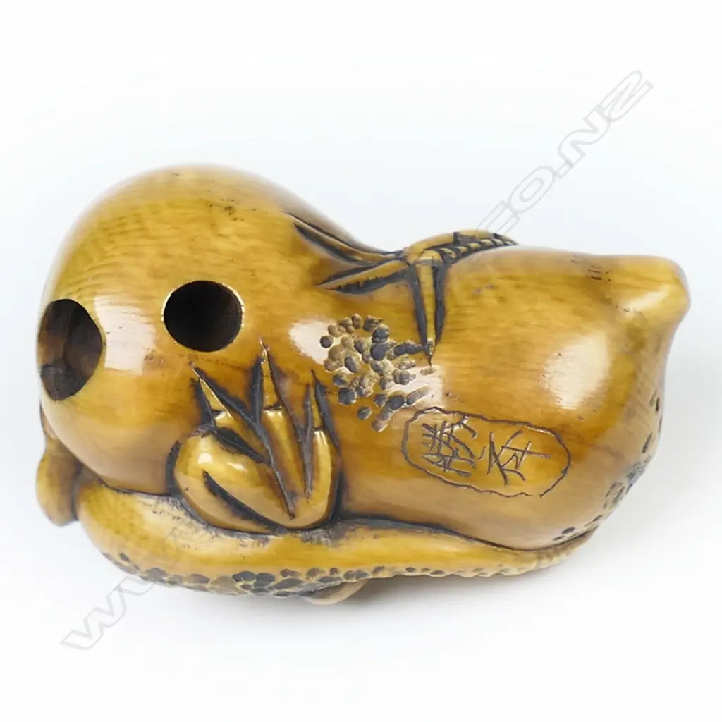 An ivory netsuke study, Image 1++