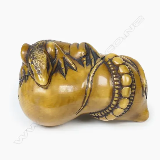 An ivory netsuke study,